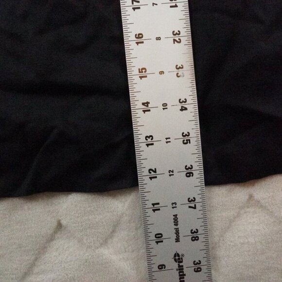 J.jill Pure Jill Layered Midi Dress Womens Petite Medium Black - Picture 8 of 10